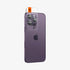AGL05205 - iPhone 14 Pro / 14 Pro Max Optik Pro Lens Protector in black showing the device